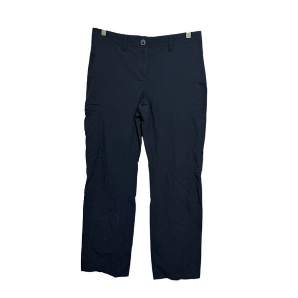 ExOfficio Pants Women’s Size 10 Black Hiking Nylon Spandex Blend Walking Pockets - Picture 1 of 8